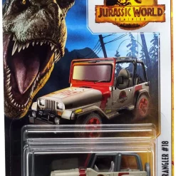 Promo 😍 Jurassic World Dominion Matchbox '93 Jeep Wrangler #18 Diecast Car 🎉