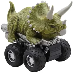 Budget 👍 Jurassic World Zoom Riders Triceratops Pullback Vehicle 😍