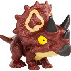 Hot Sale 🥰 Jurassic World Camp Cretaceous Snap Squad Triceratops Mini Figure [Brown, Version 2] ✔️