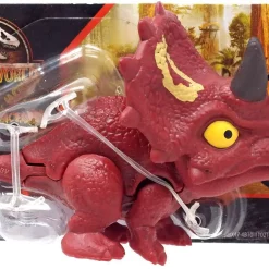 Budget 👍 Jurassic World Snap Squad Triceratops Mini Figure [Brown] ❤️