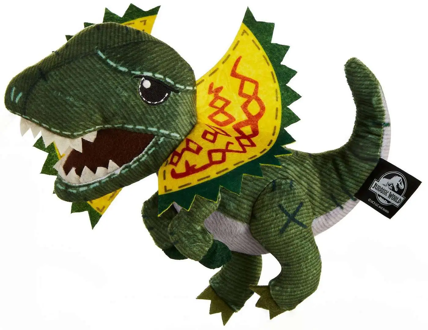 Promo ❤️ Jurassic World Stitchlings Dilophosaurus 6-Inch Plush with Sound 🌟