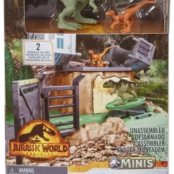 Coupon 😉 Jurassic World Dominion MINIS Giganotosaurus Rampage Playset [Includes 2 Dinos] 🎉