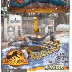 Buy 🔔 Jurassic World Dominion MINIS Mosasaurus Mayhem Playset [Includes 2 Dinos] 👏
