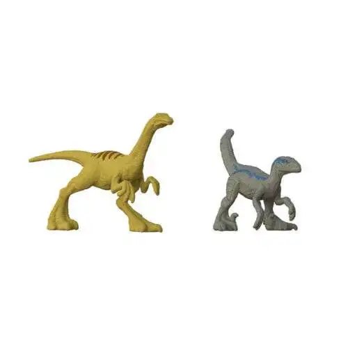 Best Pirce โจ Jurassic World Dominion MINIS Velociraptor 'Blue' and Gallimimus Dinosaur Discovery Figure ๐งจ - Image 2