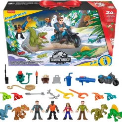 Outlet 👏 Fisher Price Imaginext Holiday Jurassic World Advent Calendar 🤩
