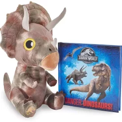 Coupon 😍 Jurassic World Triceratops Book and Plush Bundle Exclusive 8-Inch ⭐