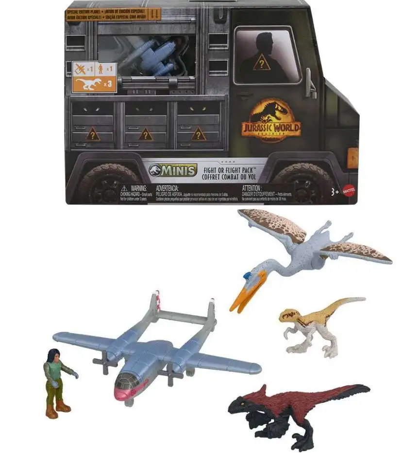 Best Pirce ๐ Jurassic World Dominion MINIS Flight Or Fight Figure 5-Pack ๐
