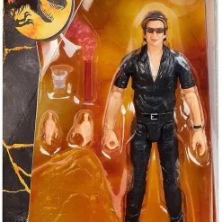 Hot Sale 🔔 Jurassic Park Amber Collection Dr. Ian Malcolm Action Figure ✔️