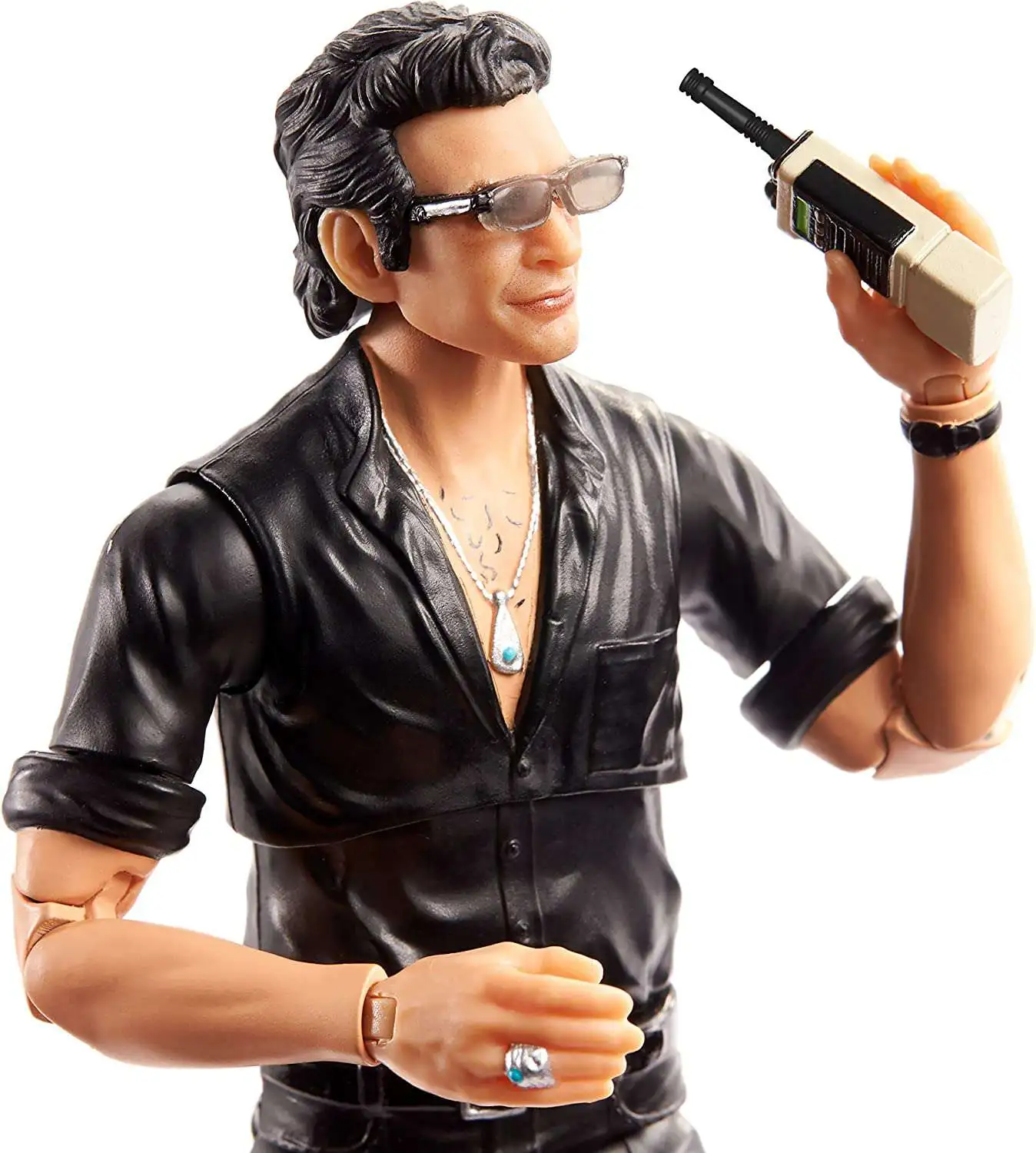 Hot Sale ๐ Jurassic Park Amber Collection Dr. Ian Malcolm Action Figure โ๏ธ - Image 2