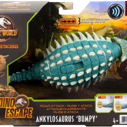 Cheapest 😉 Jurassic World Camp Cretaceous Dino Escape Ankylosaurus 'Bumpy' Action Figure [Roar Attack , Damaged Package] 😍