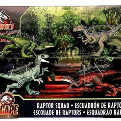 Best Pirce 🥰 Jurassic World Camp Cretaceous Raptor Squad Exclusive Action Figure 4-Pack [Blue, Charlie, Delta & Echo] 🌟
