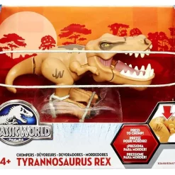 Cheapest 👏 Jurassic World Chompers Tyrannosaurus Rex Figure [Damaged Package] ⌛