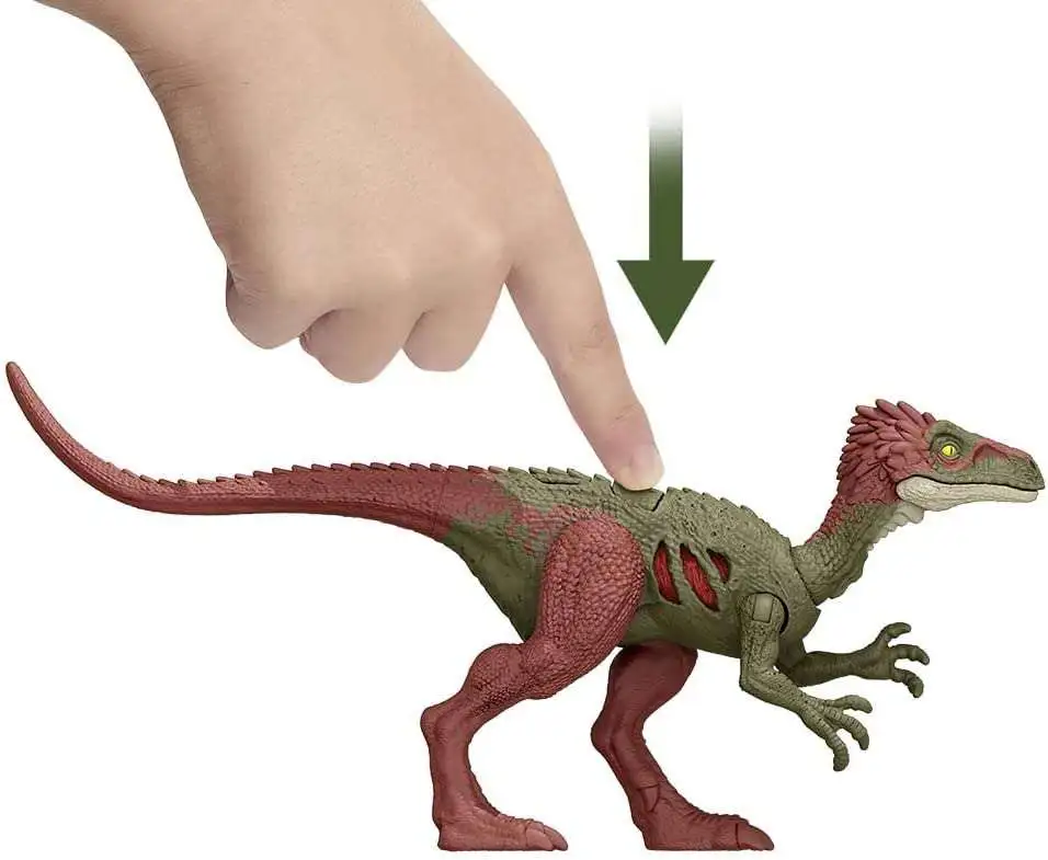 Promo 🎁 Jurassic World Dominion Extreme Damage Coelurus Exclusive Action Figure ❤️ - Image 2