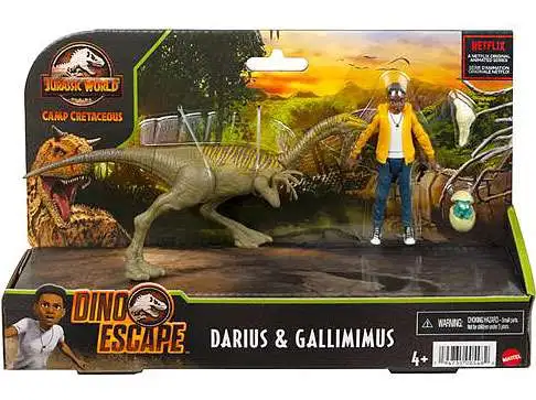 Best Pirce ๐ Jurassic World Camp Cretaceous Dino Escape Darius & Gallimimus Action Figure 2-Pack ๐ฏ