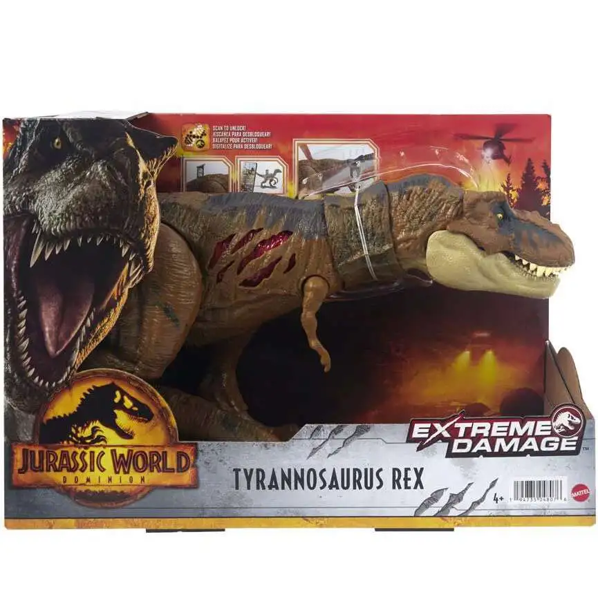 Best reviews of 🛒 Jurassic World Dominion Extreme Damage Tyrannosaurus Rex Exclusive Action Figure 🎁