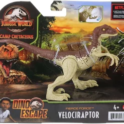 Hot Sale ๐ Jurassic World Fierce Force Velociraptor Action Figure ๐