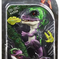 Best Pirce 🎁 Fingerlings Untamed Dinosaur Razor the Velociraptor Figure [Purple] 🎉