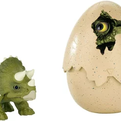 New 🎁 Jurassic World Fallen Kingdom Hatch 'N Play Dino Triceratops Action Figure ✨
