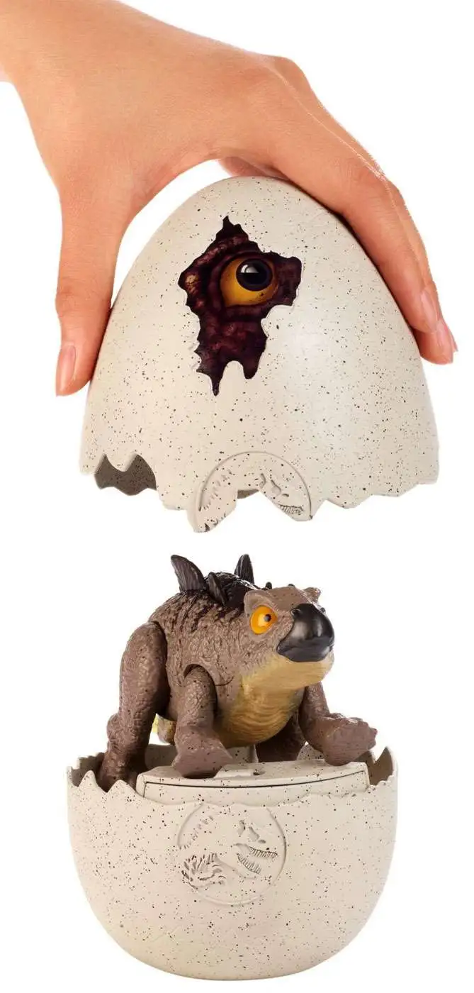 Promo 🎁 Jurassic World Dino Rivals Hatch 'N Play Dino Stegosaurus Action Figure 🔥 - Image 2
