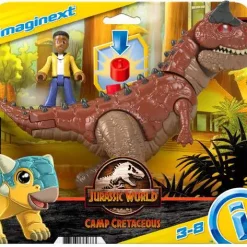 Top 10 ⭐ Fisher Price Jurassic World Imaginext Camp Cretaceous Carnotaurus 'Toro' & Darius Figure Set 🥰