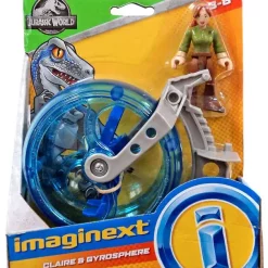 Discount 😍 Fisher Price Jurassic World Imaginext Claire & Gyrosphere Figure Set ❤️