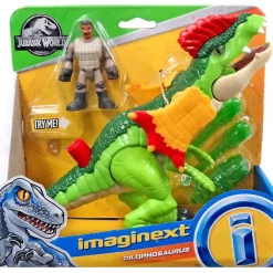 Discount 🎁 Fisher Price Jurassic World Imaginext Dilophosaurus Figure Set 👍