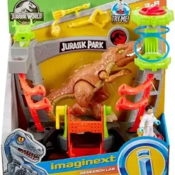 Discount ✔️ Fisher Price Jurassic World Imaginext Research Lab Playset 😀