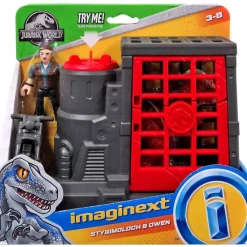 Coupon 🧨 Fisher Price Jurassic World Imaginext Stygimoloch & Owen Figure Set 🎁
