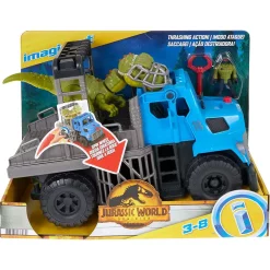 Wholesale 🔔 Fisher Price Jurassic World Imaginext Dominion Break Out Dino Hauler Figure Set 😀