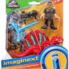 Best Pirce 👏 Fisher Price Jurassic World Imaginext Dr. Malcolm & Dimetrodon Figure Set 🤩