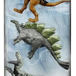 Flash Sale 🔔 Jurassic World Dinos Spinosaurus, Stegosaurus & Velociraptor 3-Inch Mini Figure 3-Pack [RANDOM Colors] ❤️