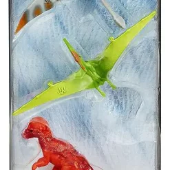 Flash Sale 🎁 Jurassic World Dinos Dimorphodon, Pteranodon & Pachycephalosaurus 3-Inch Mini Figure 3-Pack [RANDOM Colors] ✔️