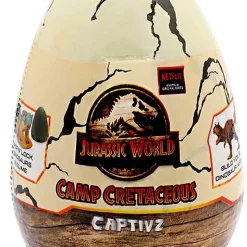 Budget ✔️ Jurassic World Camp Cretaceous Captivz Mystery Egg Pack [1 RANDOM Figure with Slime] 🎁
