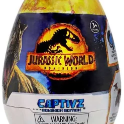 Deals ✔️ Jurassic World Captivz DOMINION Edition Mystery Egg Pack [1 RANDOM Figure with Slime, Movie Series] 😉