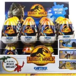Best deal 👍 Jurassic World Captivz DOMINION Edition Mystery Egg Box [24 Packs, Movie Series] 🌟