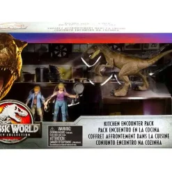 Buy 👍 Jurassic World Legacy Collection Kitchen Encounter Pack Exclusive Action Figure 3-Pack [Lex, Tim & Velociraptor] 🧨