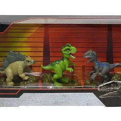 Wholesale 🎁 Jurassic World Micro Collection Dimetrodon, Stegosaurus, Tyrannosaurus Rex, Velocirapro 'Blue' & Triceratops Figure 5-Pack 🎉