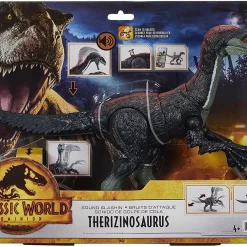 Deals ๐ฏ Jurassic World Dominion Sound Slashin' Therizinosaurus Action Figure โญ