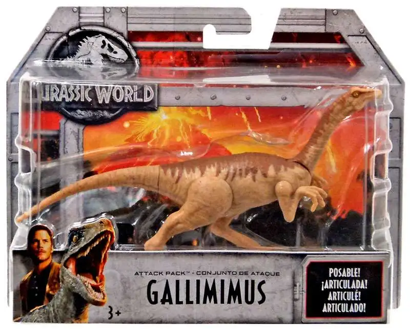 Best Sale ⌛ Jurassic World Fallen Kingdom Attack Pack Gallimimus Action Figure ✨