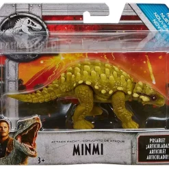 New 🔔 Jurassic World Fallen Kingdom Attack Pack Minmi Action Figure [Green] 🛒