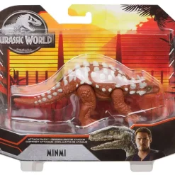 Brand new 💯 Jurassic World Fallen Kingdom Attack Pack Minmi Action Figure [Red] 🧨