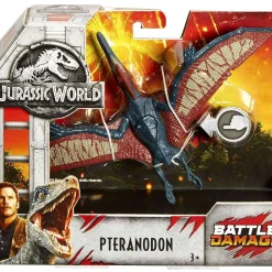 Promo 🧨 Jurassic World Fallen Kingdom Battle Damage Pteranodon Action Figure [Version 1, Damaged Package] 🎁