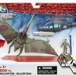 Discount 😉 Jurassic World Pteranodon vs. Helicopter Capture Vehicle [Damaged Package] 👏