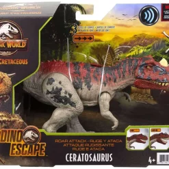 Best reviews of 🛒 Jurassic World Camp Cretaceous Dino Escape Ceratosaurus Action Figure [Roar Attack, Red & Grey] ❤️