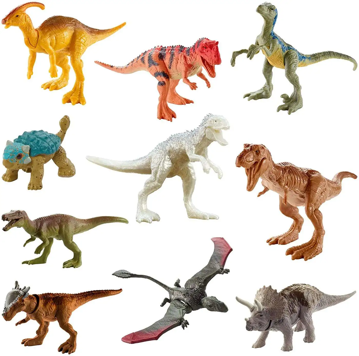 Best Sale 🌟 Jurassic World Camp Cretaceous Action Dinos! Mini Figure 10-Pack 😀 - Image 2