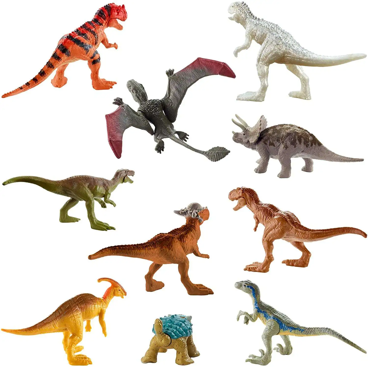 Best Sale 🌟 Jurassic World Camp Cretaceous Action Dinos! Mini Figure 10-Pack 😀 - Image 3
