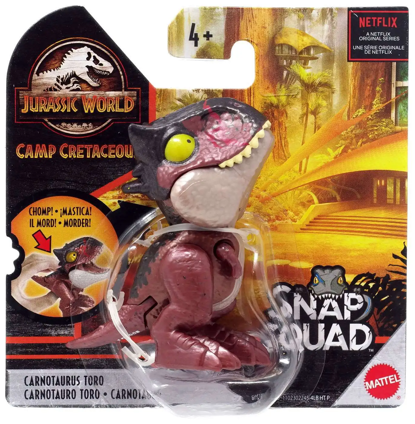 Buy ๐ Jurassic World Camp Cretaceous Snap Squad Carnotaurus Toro Mini Figure ๐ฅ