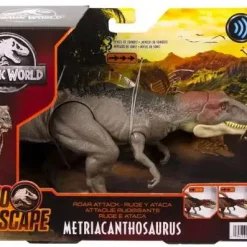 Budget 💯 Jurassic World Dino Escape Metriacanthosaurus Action Figure [Roar Attack] 🔥