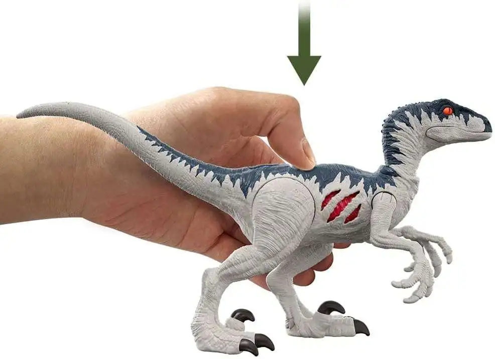 New ๐คฉ Jurassic World Dominion Extreme Damage Velociraptor Action Figure โค๏ธ - Image 3