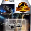 Coupon 🤩 Jurassic World Dominion Hot Wheels Character Cars Velociraptor 'Beta' Die Cast Car 🛒